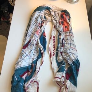 Urban outfitters New York city layout scarf